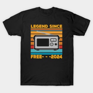 Legend Since 2024 Free T-Shirt